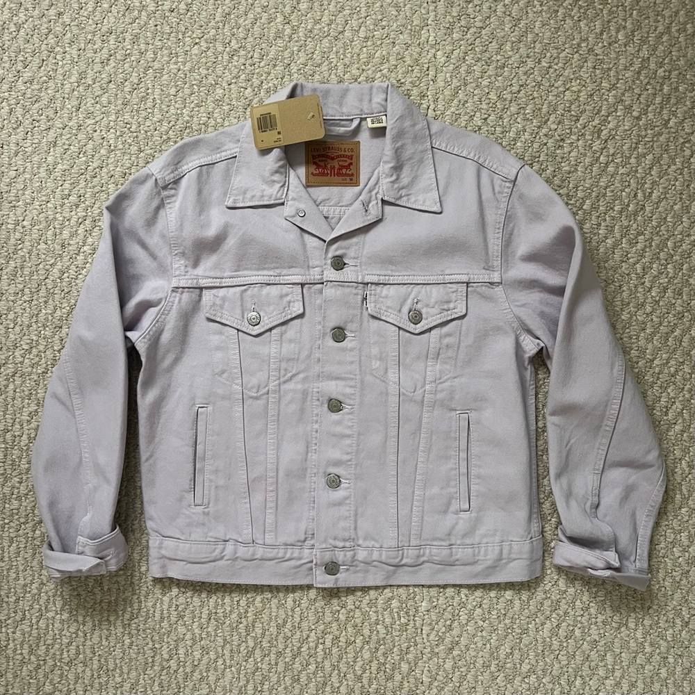 NWT Levi’s Light Purple Denim Jacket